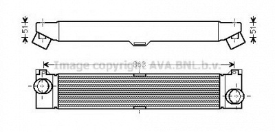 AVA QUALITY COOLING ft4360 -  Интеркулер